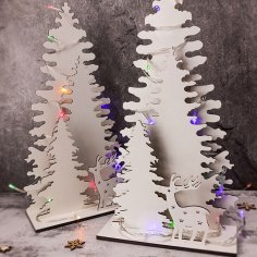 3D木製クリスマスツリー